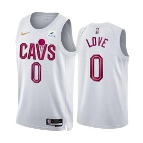 Dres Cleveland Cavaliers Kevin Love 0 Nike 2022-23 Association Edition Bijela Swingman